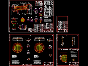 33m3 tubular heat exchanger diagram 3D Model