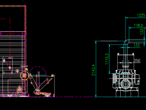 1600 Meltblown cloth production line set drawing CAD Model 3D
