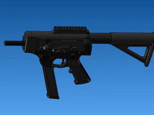 FGC9 サブマシン射撃 3Dモデル