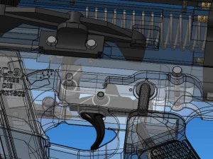 Fgc9 submachine shooting 3D Model