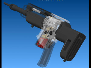 WZ2022 308 a3 sniper hunter bez lunety luneta 2xa Modèle 3D