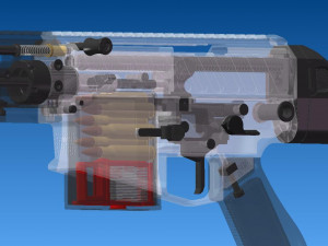 WZ2022 308 a3 sniper hunter bez lunety luneta 2xa Modèle 3D