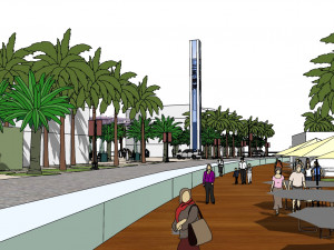 Conceptual Design of Hainan Commercial Street low density 3D Модель