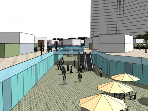 Conceptual Design of Hainan Commercial Street low density 3D Модель