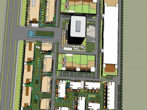 Fine SU Model of Modern Science and Technology Entrepreneurship Park 3Dモデル