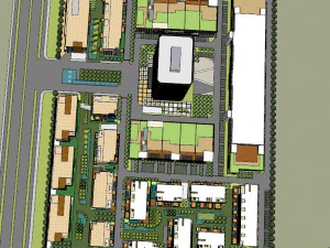 Model SU yang Baik dari Taman Kewirausahaan Sains dan Teknologi Modern Model 3D