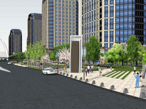 Innovate the landscape of enterprise office park Modelo 3D