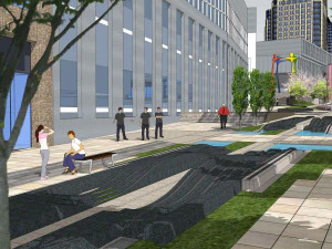 Innovate the landscape of enterprise office park 3D Model