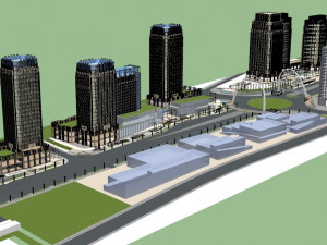 Innovate the landscape of enterprise office park Modelo 3D