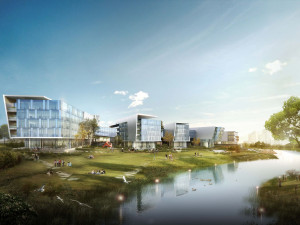 Planning and Design of Modern Childrens clothing Industrial Park Modelo 3D