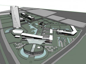 SU Model for the Design of Comprehensive Industrial Park 3D Model