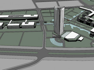 SU Model for the Design of Comprehensive Industrial Park 3D Model