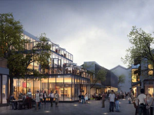 SU Model for the Design of Modern Chinese Culture and Travel Leisure Commercial Street 3D Model