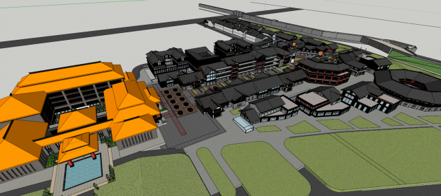 Ancient City Commerce Modèle 3D in Bâtiments 3DExport