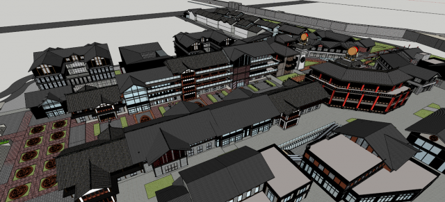 Ancient City Commerce Modèle 3D in Bâtiments 3DExport