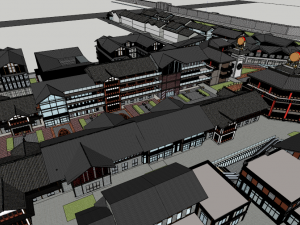 Ancient City Commerce 3D Model