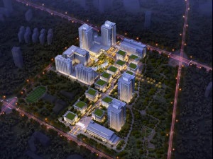 Yeşil Ekolojik &Uuml;retim End&uuml;stri Parkı Tasarımına Y&ouml;nelik SU Modeli 3D Model