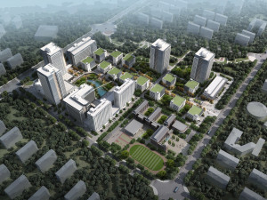 SU Model for the Design of Green Ecological Manufacturing Industrial Park 3D Model