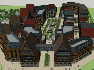 SU Model for the Design of Nordic style Industrial Park 3D Model