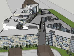 SU Model of Office-Creative Park Block Modello 3D