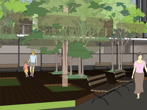 SU Model of Office-Creative Park Block Modello 3D