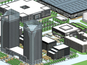 SU Model of Science and Technology Industrial Park 3Dモデル