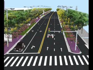 Modèle moderne de zone de démonstration fine Modèle 3D