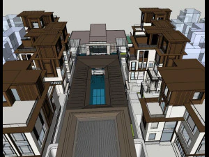 Современная вилла, модель SU 3D Модель
