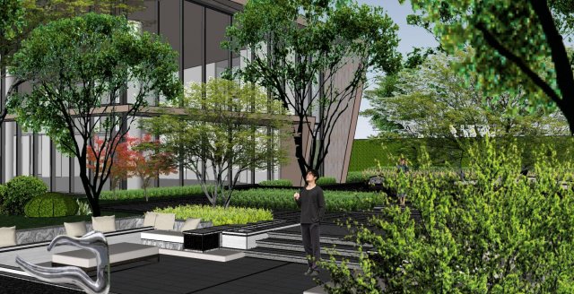 Landscape su model of high-quality demonstration area Modelo 3D .c4d .max .obj .3ds .fbx .stl .blend 