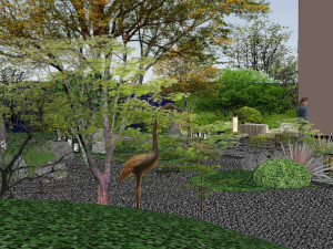 Landscape su model of high-quality demonstration area Modelo 3D