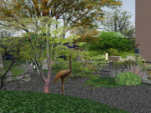 Landscape su model of high-quality demonstration area 3D Model