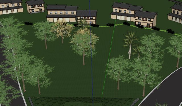 Modern entrance signage landscape sketch village entrance theme park landscape wall sculptur Modelo 3D .c4d .max .obj .3ds .fbx .stl .blend 