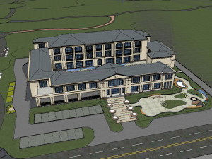 Modern style Kindergarten su Model 3D Модель