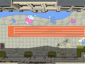 Modern style Kindergarten su Model 3D मॉडल