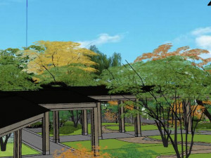 Su model for node design of activity site for the elderly 3D Model