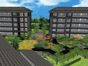 Su model for node design of activity site for the elderly 3D Model