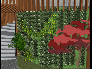 SU Model for Node Design of observation platform in Culture Park 3D Model