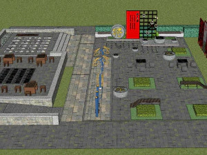Model SU do projektowania klimatycznych miejsc wypoczynku dla os&oacute;b starszych Model 3D