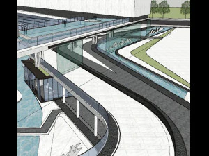 Su Model of demonstration Zone of Water World Center 3D Model