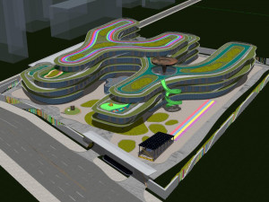 SU Model of International Fashion Kindergarten Building 3D Model