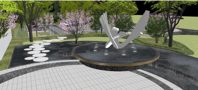 Su model of exhibition area 3D Модель .c4d .max .obj .3ds .fbx .stl .blend 