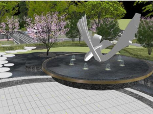 Su model of exhibition area Modèle 3D
