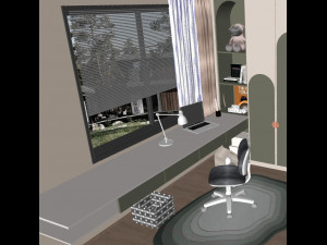 SU model of modern childrens room 3D 模型