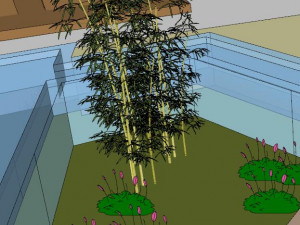 SU model of small comprehensive park Model 3D