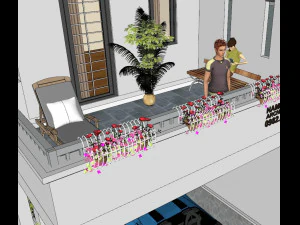 Single family villas 3D Model