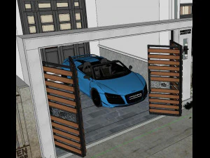 Single family villas 3D Model