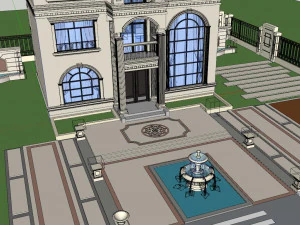 Single-family villa SU 3D Model