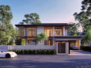 SU model of a single-family villa 3D Model