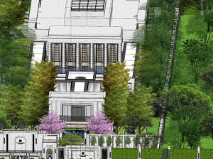 Su model of modern boutique demonstration area 3D Model