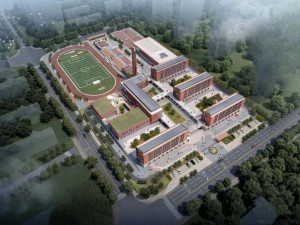 SU Model of Red Brick College Wind Primary School Modèle 3D